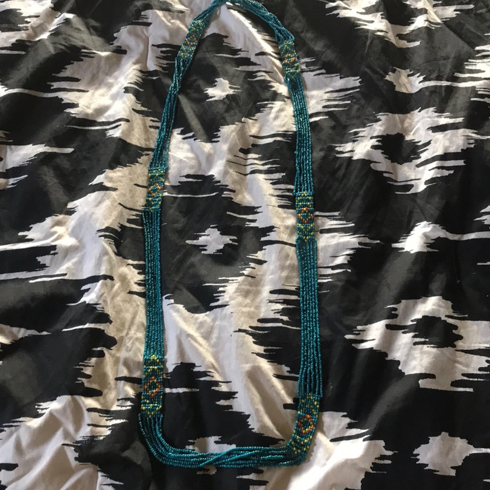 Vibrant tribal necklace
